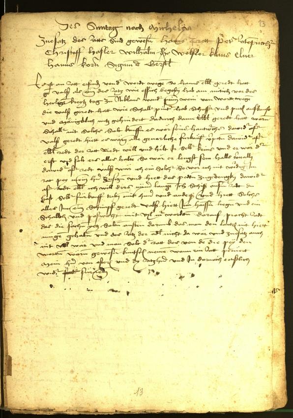 Archivio Storico della Città di Bolzano - BOhisto protocollo consiliare 1470 