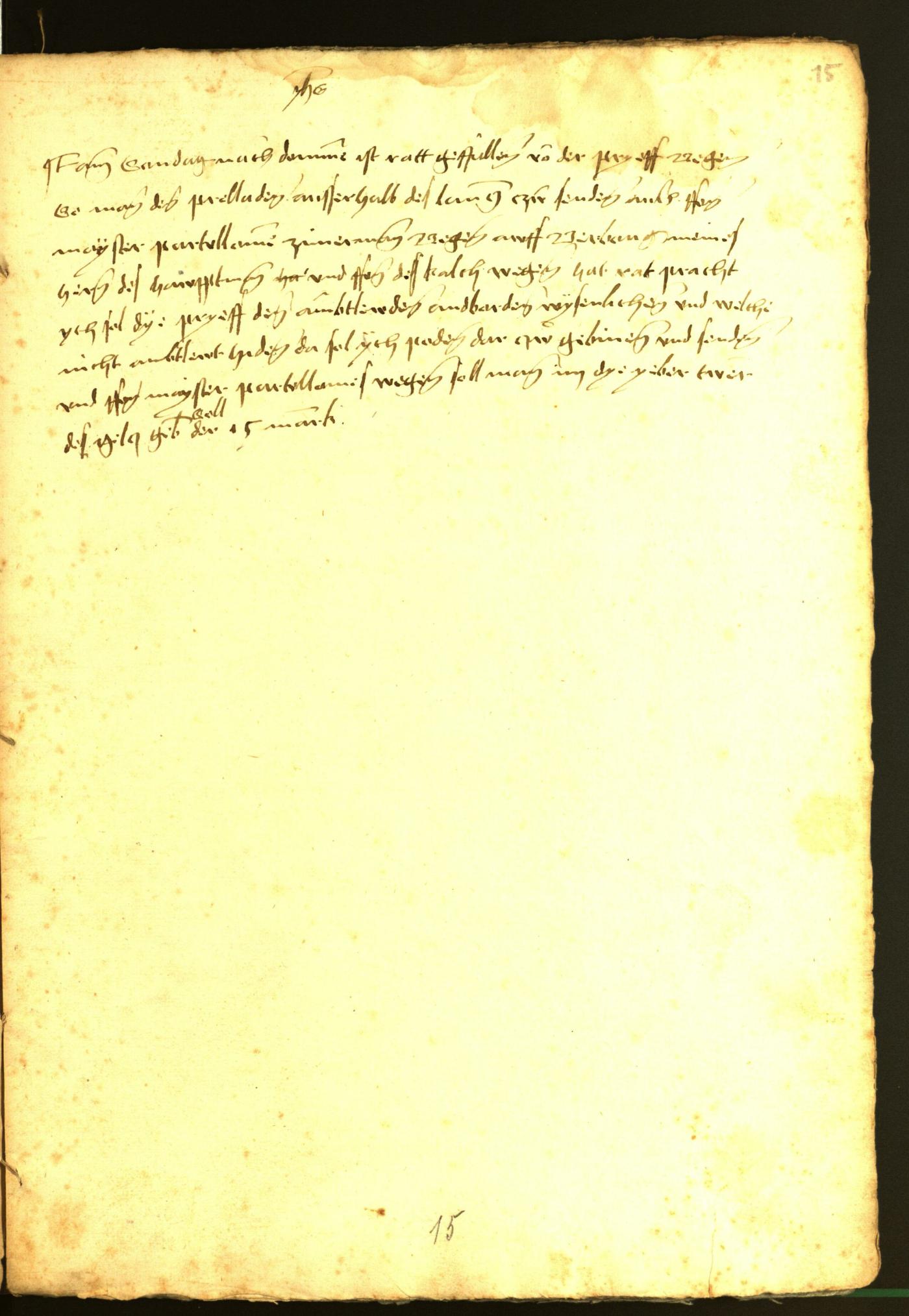 Archivio Storico della Città di Bolzano - BOhisto protocollo consiliare 1470 