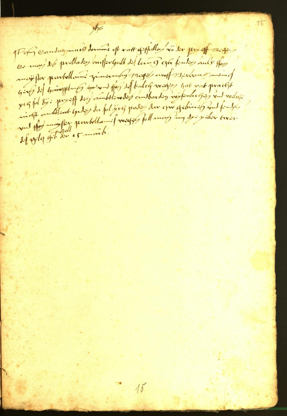 Civic Archives of Bozen-Bolzano - BOhisto Minutes of the council 1470 