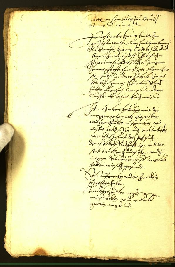 Civic Archives of Bozen-Bolzano - BOhisto Minutes of the council 1524/26 