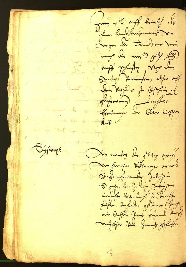 Civic Archives of Bozen-Bolzano - BOhisto Minutes of the council 1528 