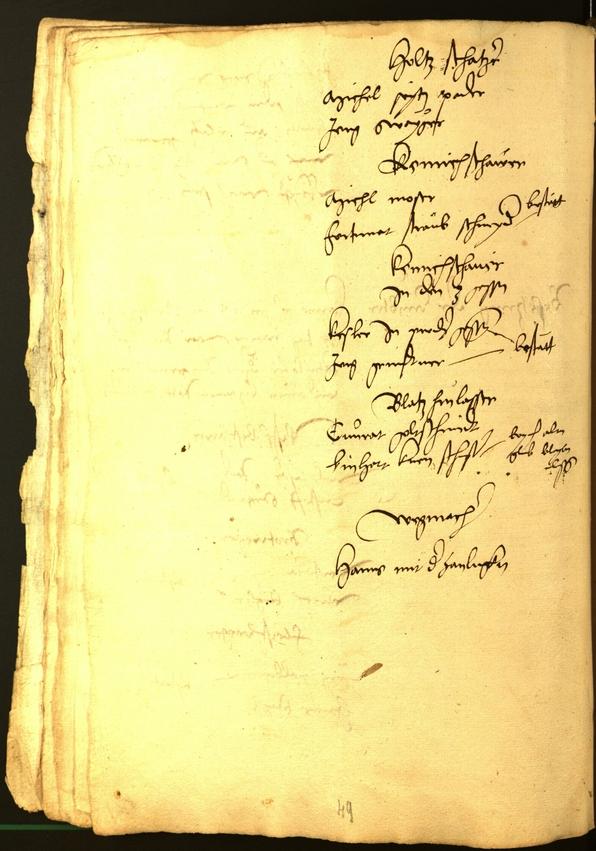 Civic Archives of Bozen-Bolzano - BOhisto Minutes of the council 1528 