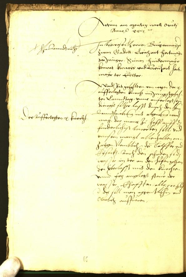 Civic Archives of Bozen-Bolzano - BOhisto Minutes of the council 1529 