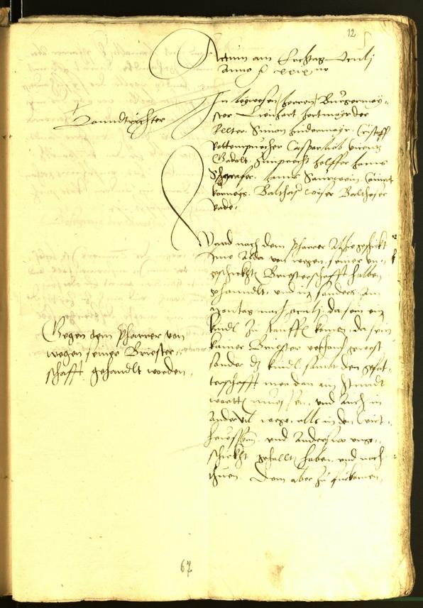 Civic Archives of Bozen-Bolzano - BOhisto Minutes of the council 1529 