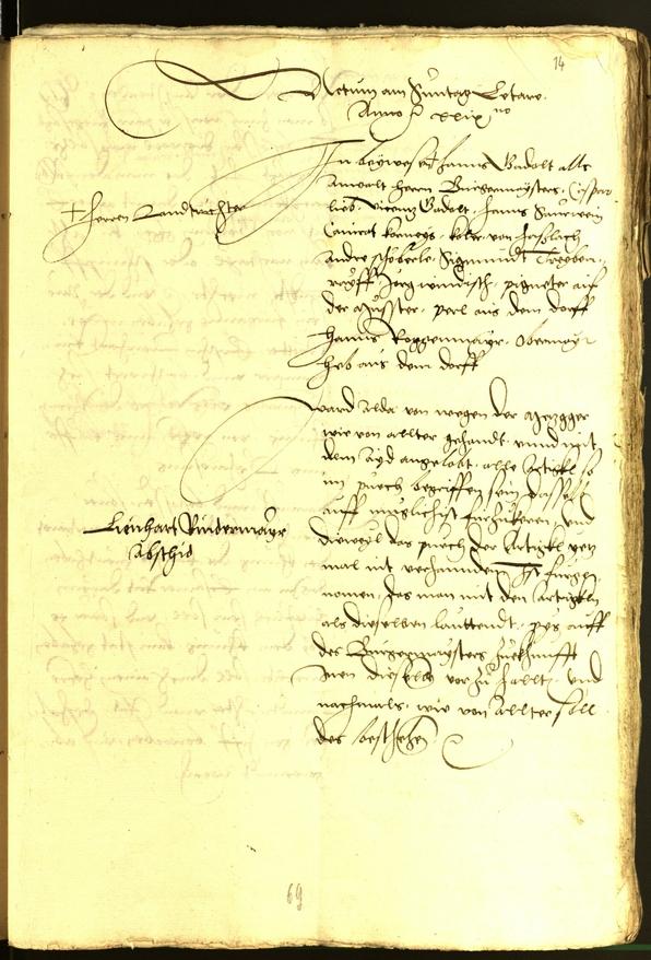 Civic Archives of Bozen-Bolzano - BOhisto Minutes of the council 1529 