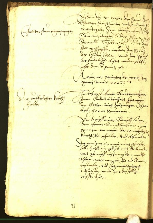 Civic Archives of Bozen-Bolzano - BOhisto Minutes of the council 1529 