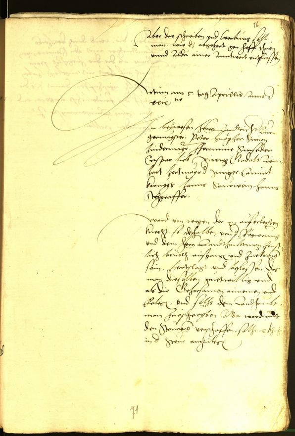 Civic Archives of Bozen-Bolzano - BOhisto Minutes of the council 1529 