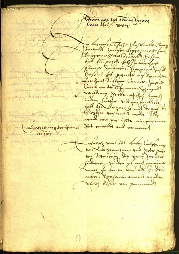 Civic Archives of Bozen-Bolzano - BOhisto Minutes of the council 1529 