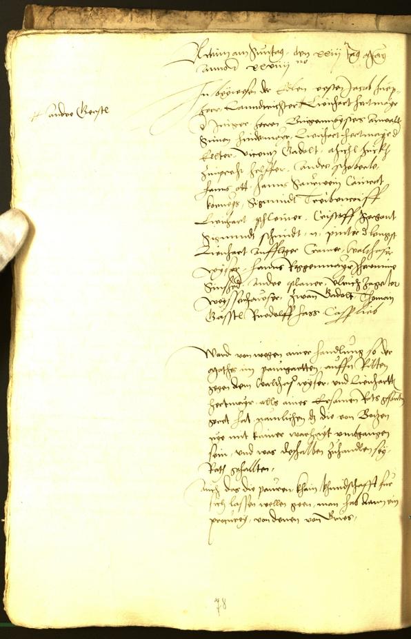 Civic Archives of Bozen-Bolzano - BOhisto Minutes of the council 1529 