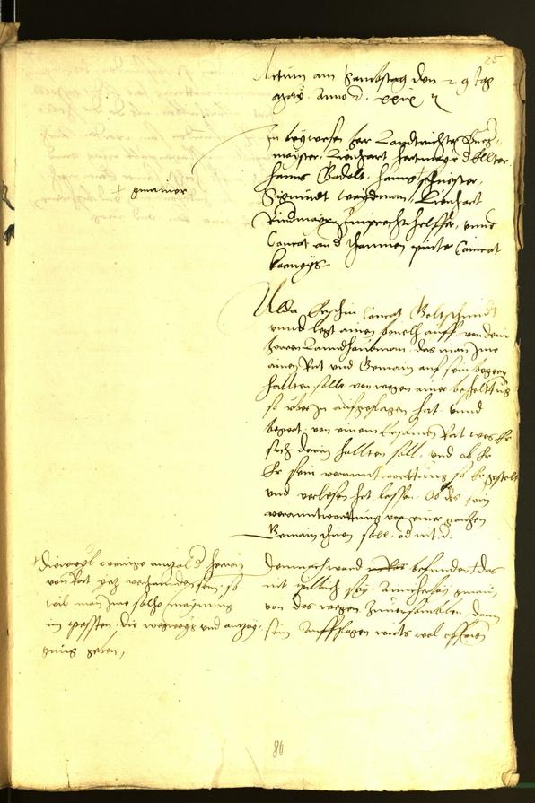 Civic Archives of Bozen-Bolzano - BOhisto Minutes of the council 1529 