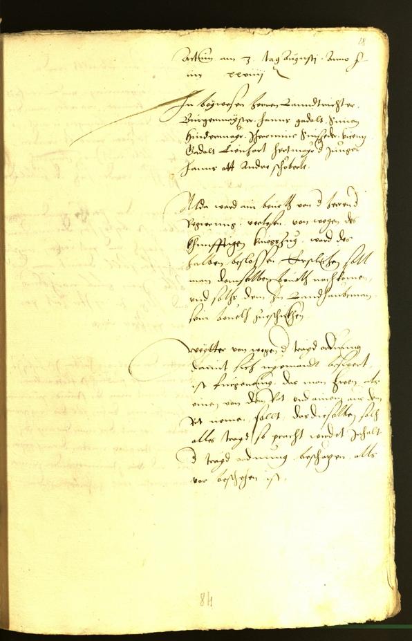 Civic Archives of Bozen-Bolzano - BOhisto Minutes of the council 1529 