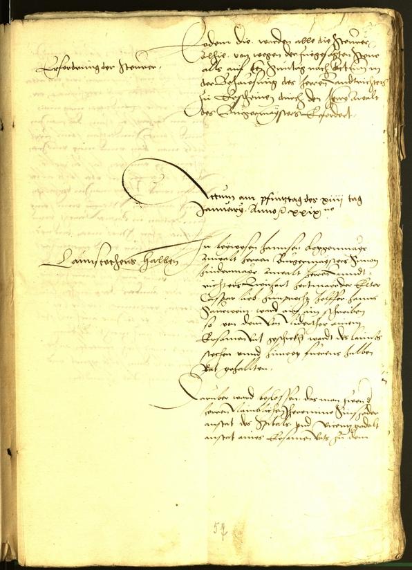 Civic Archives of Bozen-Bolzano - BOhisto Minutes of the council 1529 