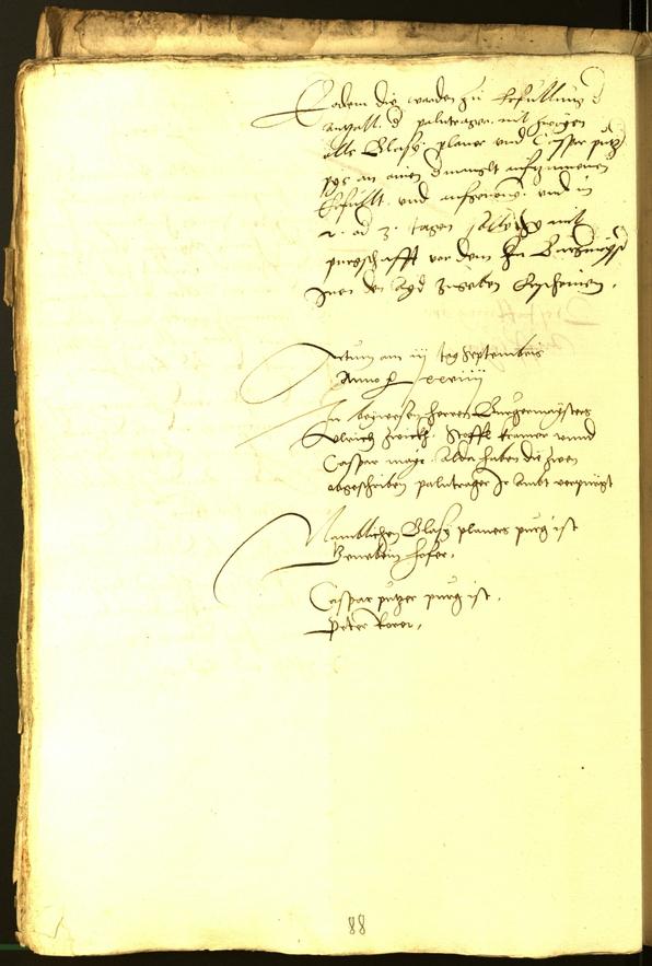 Stadtarchiv Bozen - BOhisto Ratsprotokoll 1529 