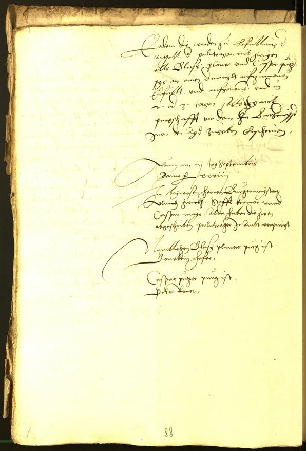 Stadtarchiv Bozen - BOhisto Ratsprotokoll 1529 