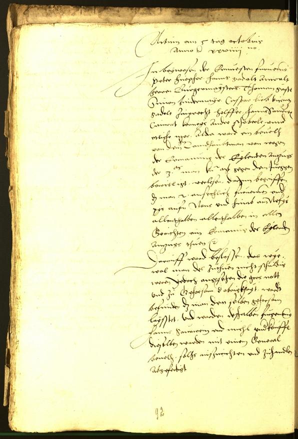 Civic Archives of Bozen-Bolzano - BOhisto Minutes of the council 1529 