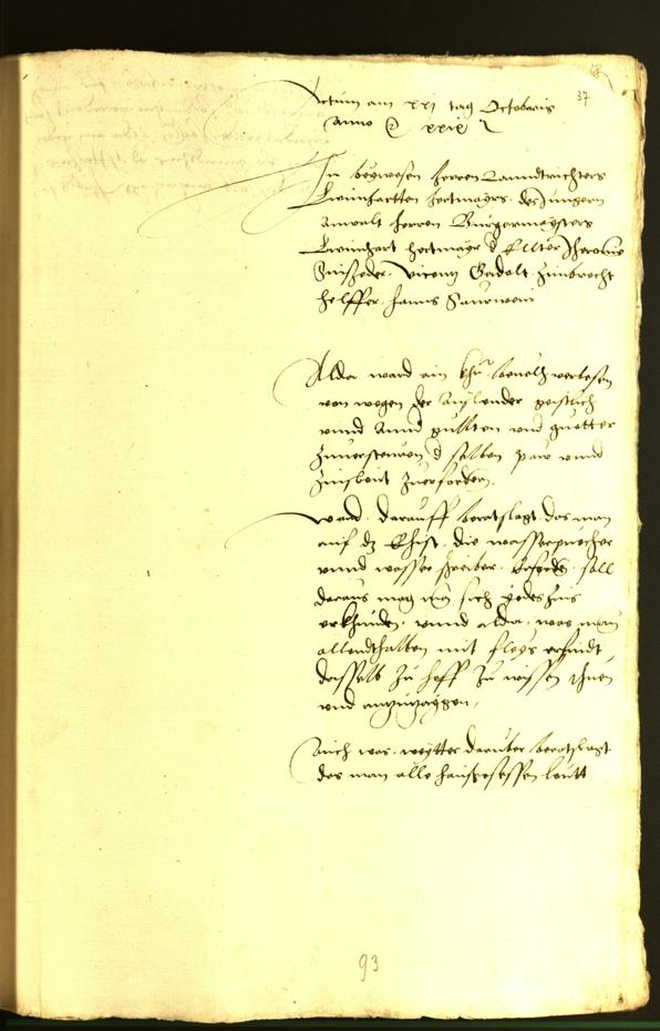 Civic Archives of Bozen-Bolzano - BOhisto Minutes of the council 1529 