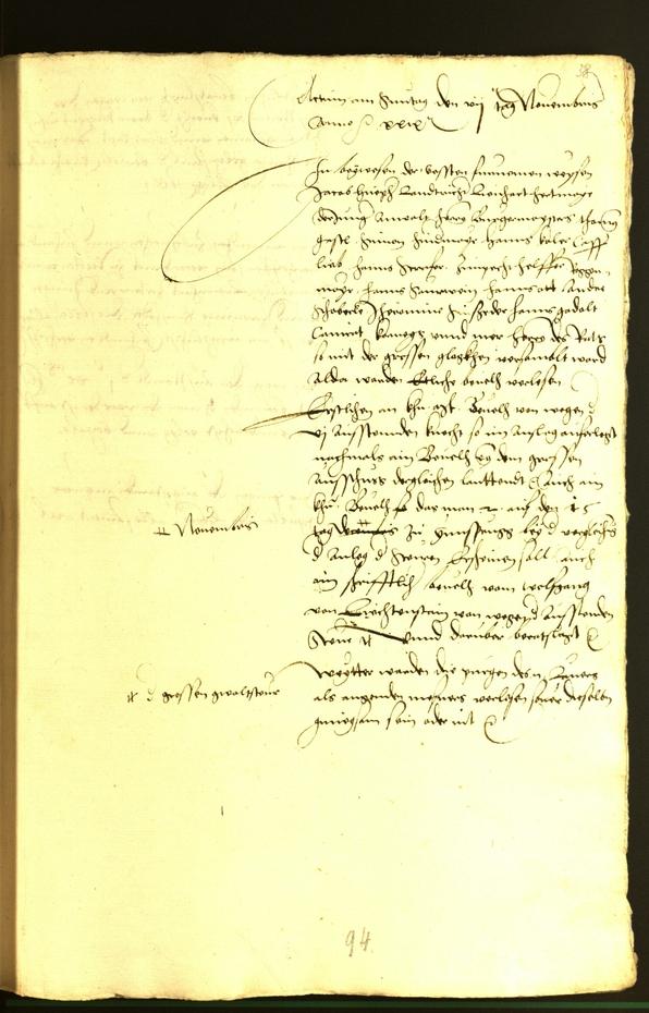 Civic Archives of Bozen-Bolzano - BOhisto Minutes of the council 1529 