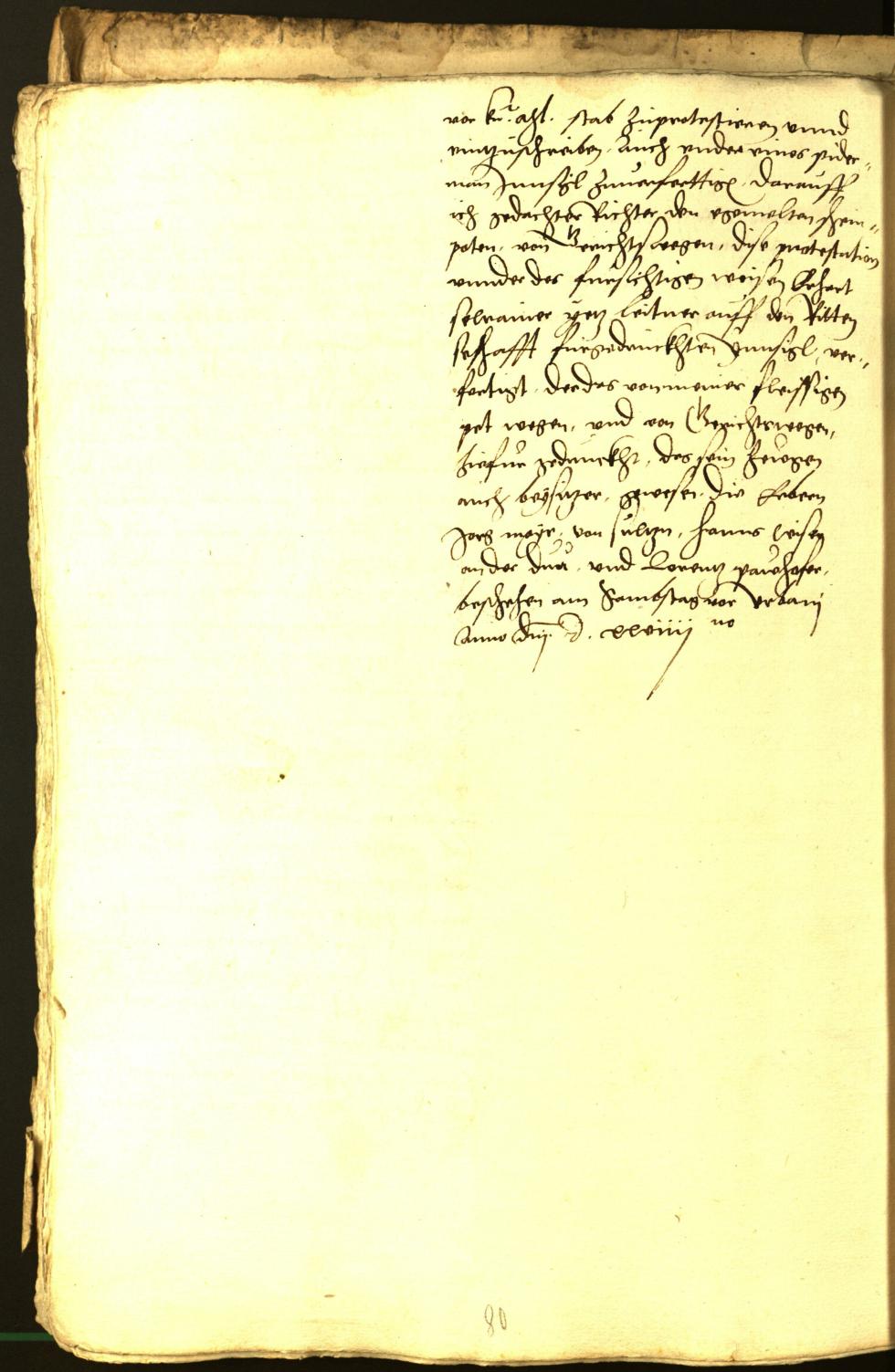 Archivio Storico della Città di Bolzano - BOhisto protocollo consiliare 1529 
