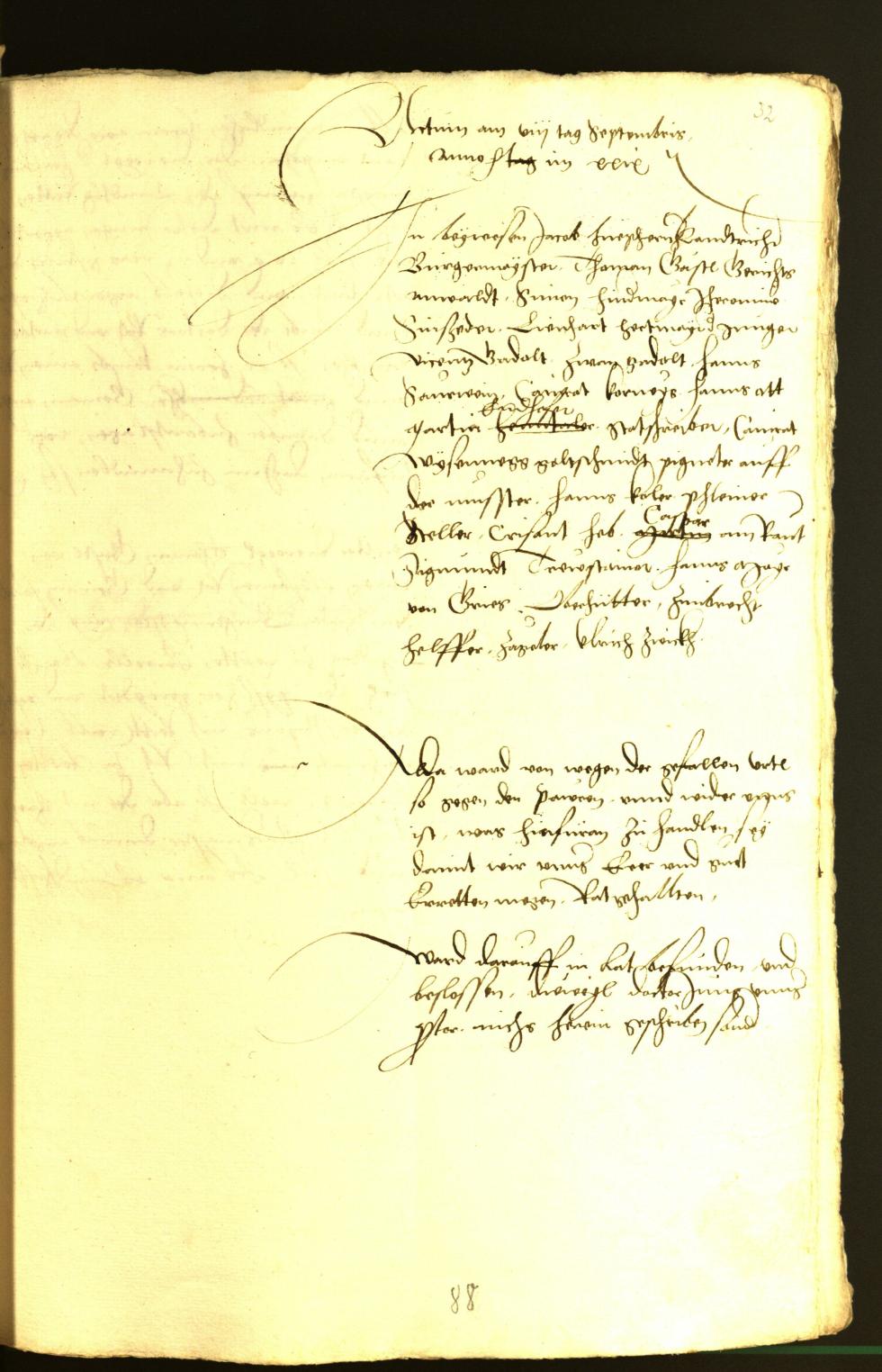 Civic Archives of Bozen-Bolzano - BOhisto Minutes of the council 1529 