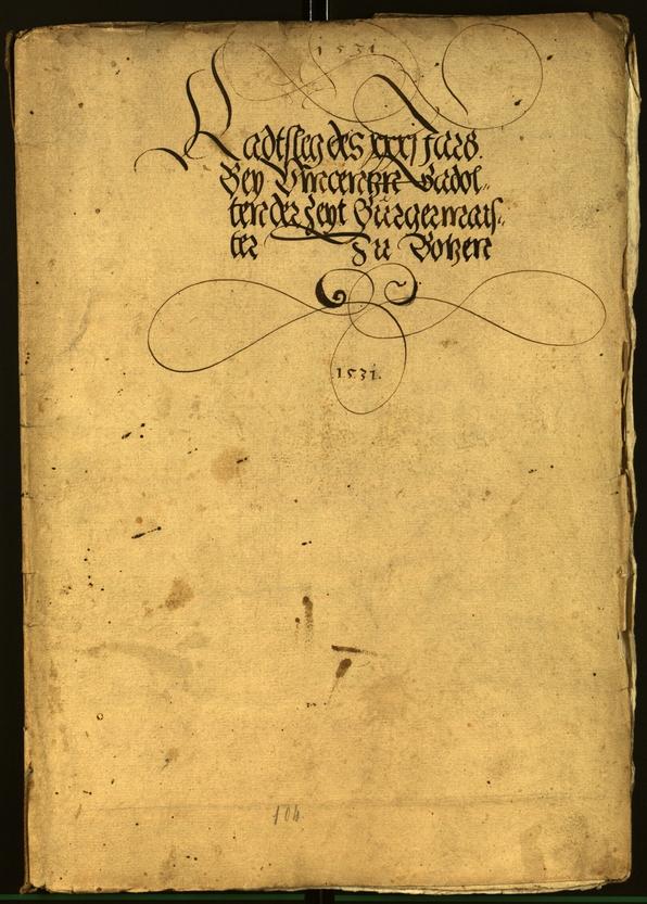 Civic Archives of Bozen-Bolzano - BOhisto Minutes of the council 1531 