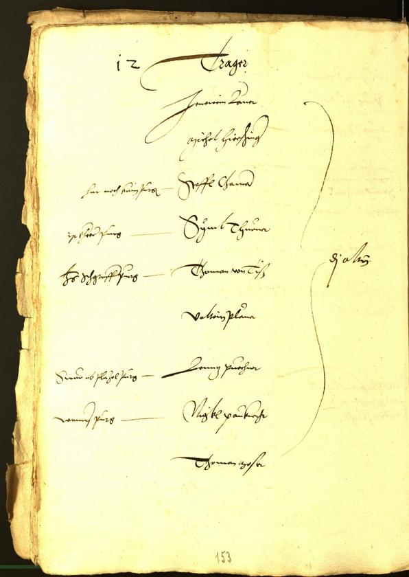 Civic Archives of Bozen-Bolzano - BOhisto Minutes of the council 1533 