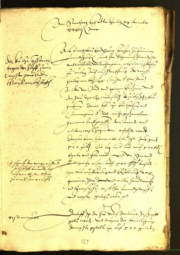 Civic Archives of Bozen-Bolzano - BOhisto Minutes of the council 1533 