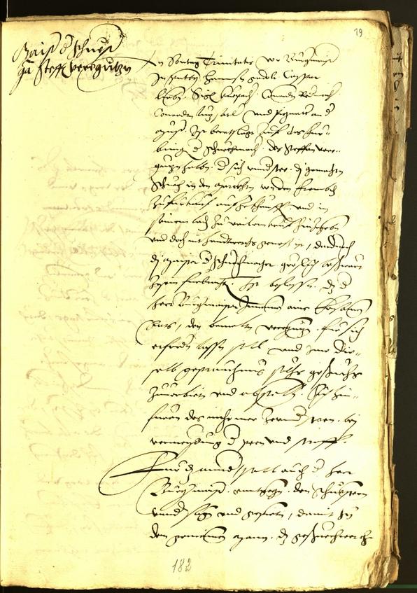 Civic Archives of Bozen-Bolzano - BOhisto Minutes of the council 1534 