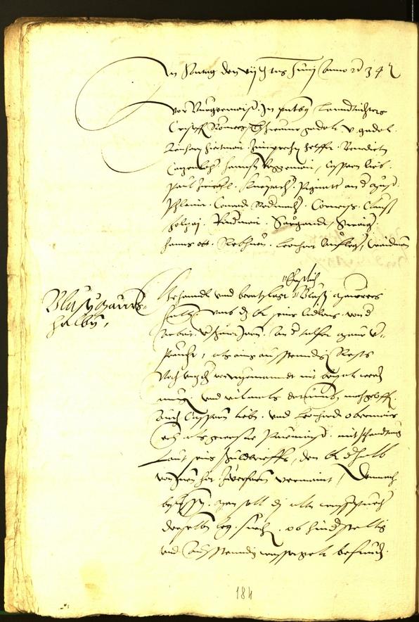 Civic Archives of Bozen-Bolzano - BOhisto Minutes of the council 1534 