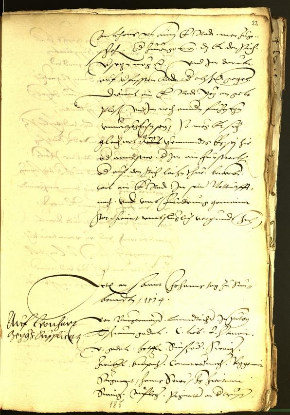 Civic Archives of Bozen-Bolzano - BOhisto Minutes of the council 1534 