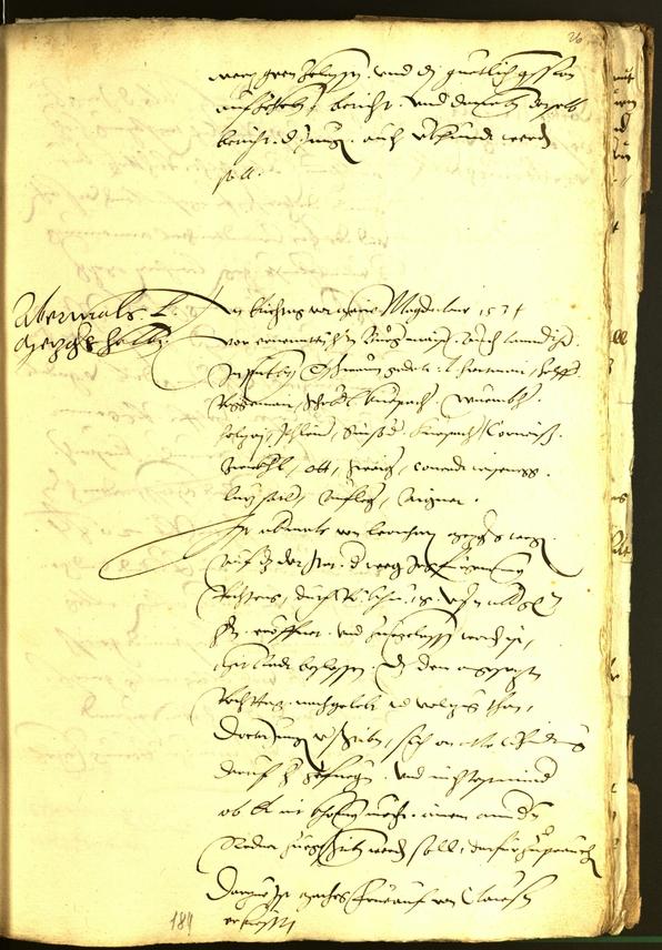 Civic Archives of Bozen-Bolzano - BOhisto Minutes of the council 1534 