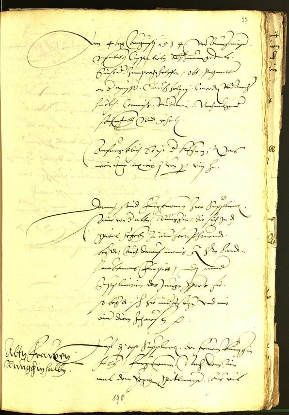 Civic Archives of Bozen-Bolzano - BOhisto Minutes of the council 1534 