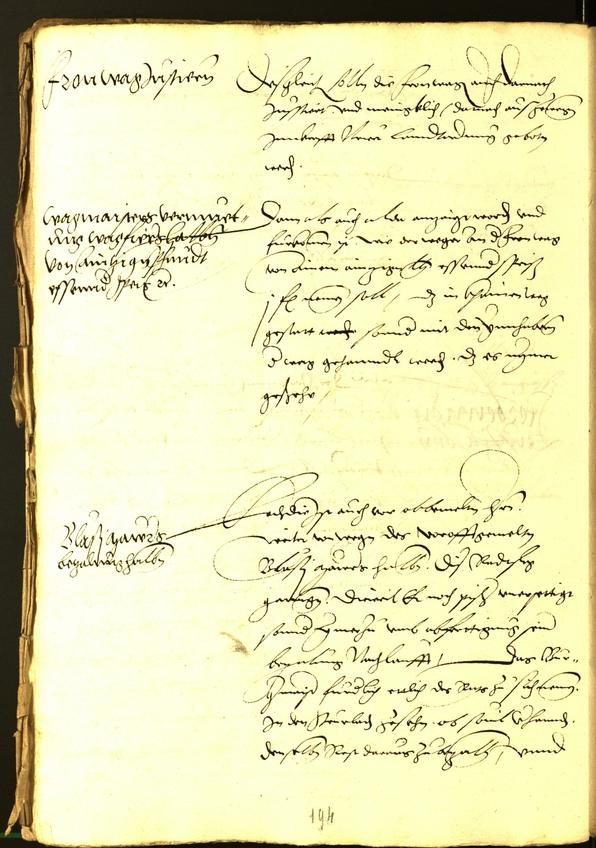 Stadtarchiv Bozen - BOhisto Ratsprotokoll 1534 