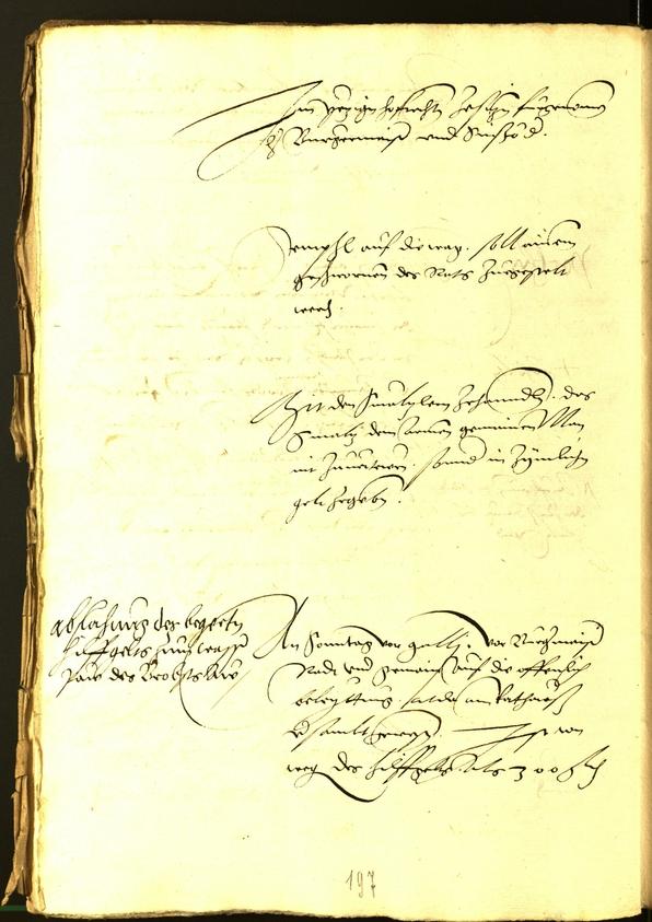 Stadtarchiv Bozen - BOhisto Ratsprotokoll 1534 