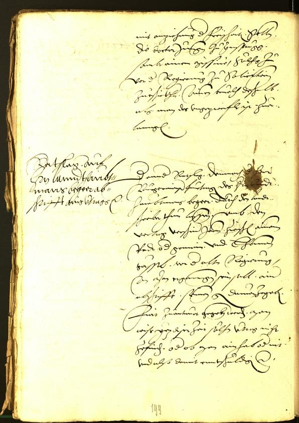 Stadtarchiv Bozen - BOhisto Ratsprotokoll 1534 