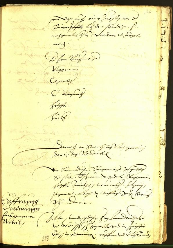 Civic Archives of Bozen-Bolzano - BOhisto Minutes of the council 1534 