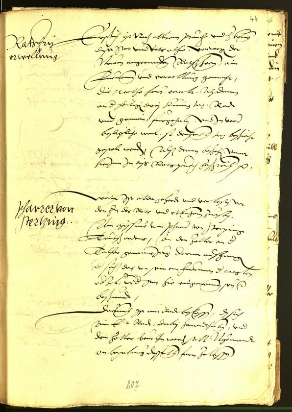 Civic Archives of Bozen-Bolzano - BOhisto Minutes of the council 1534 