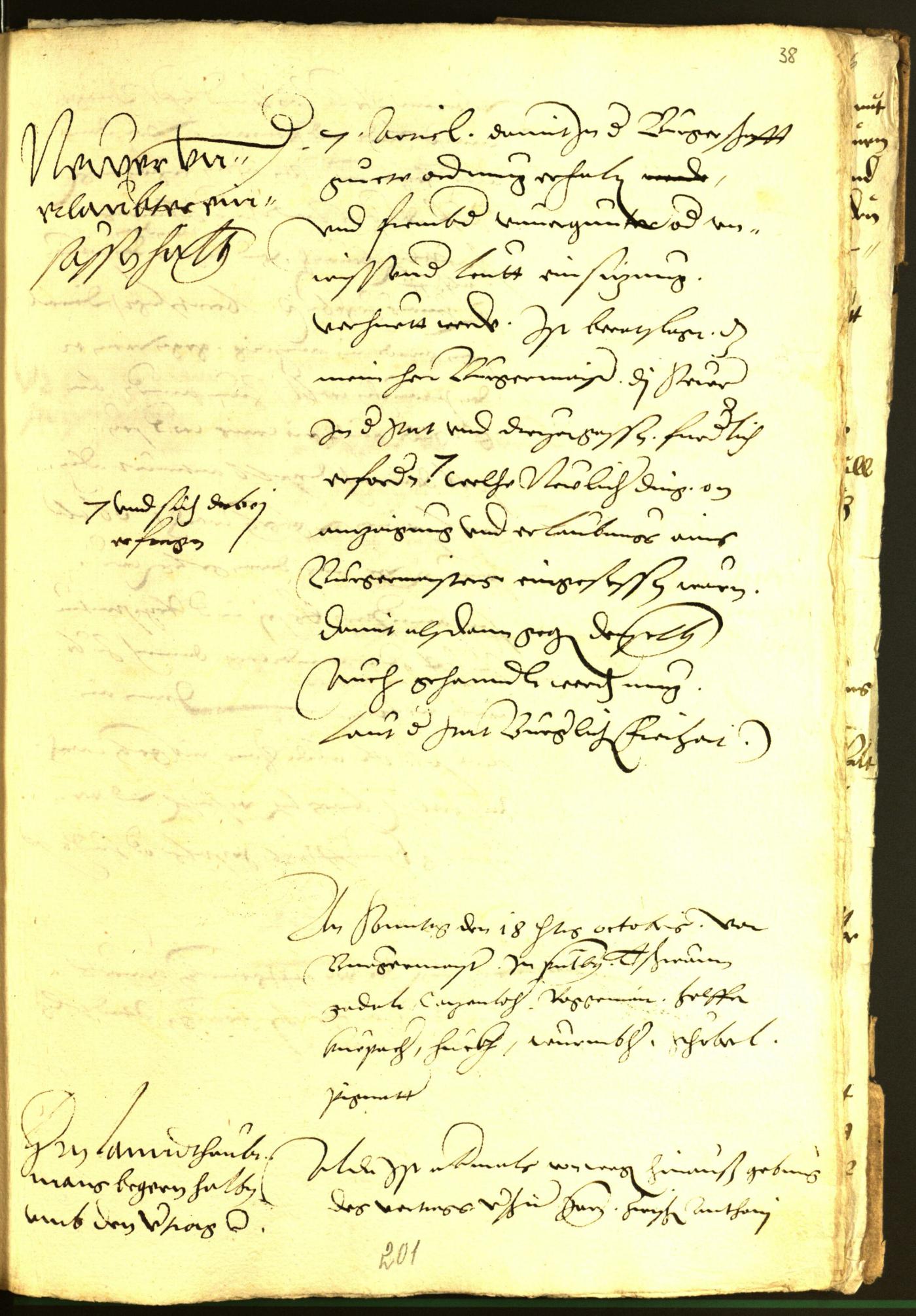 Stadtarchiv Bozen - BOhisto Ratsprotokoll 1534 