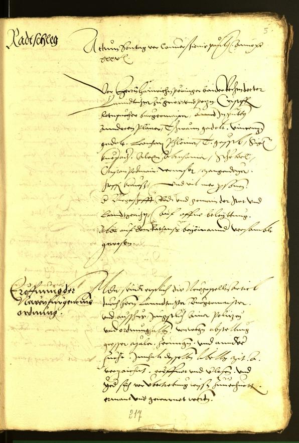 Civic Archives of Bozen-Bolzano - BOhisto Minutes of the council 1535 