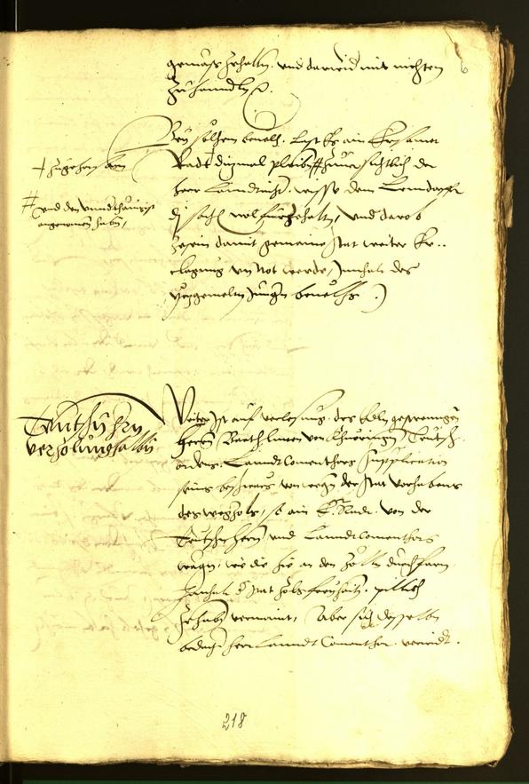 Civic Archives of Bozen-Bolzano - BOhisto Minutes of the council 1535 