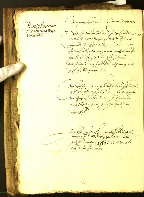 Civic Archives of Bozen-Bolzano - BOhisto Minutes of the council 1535 