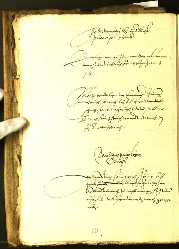 Civic Archives of Bozen-Bolzano - BOhisto Minutes of the council 1535 