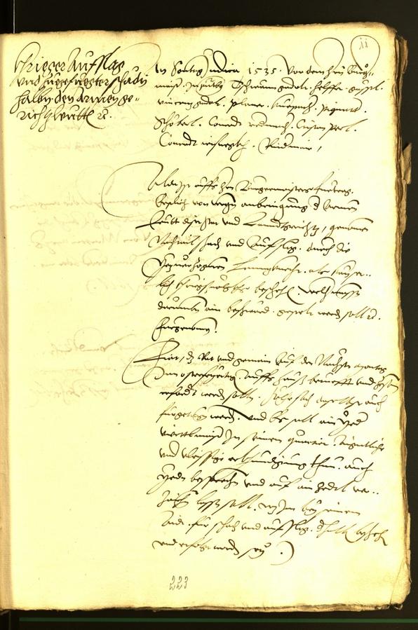 Civic Archives of Bozen-Bolzano - BOhisto Minutes of the council 1535 