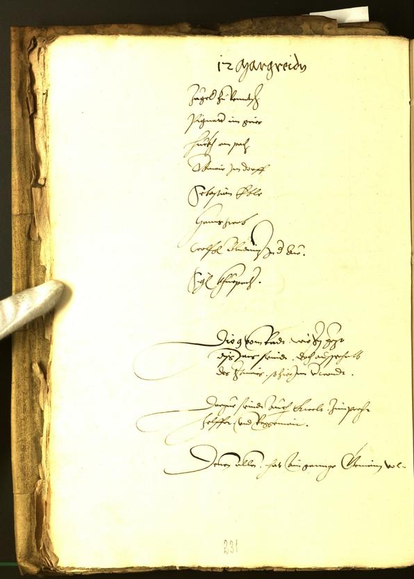 Civic Archives of Bozen-Bolzano - BOhisto Minutes of the council 1535 