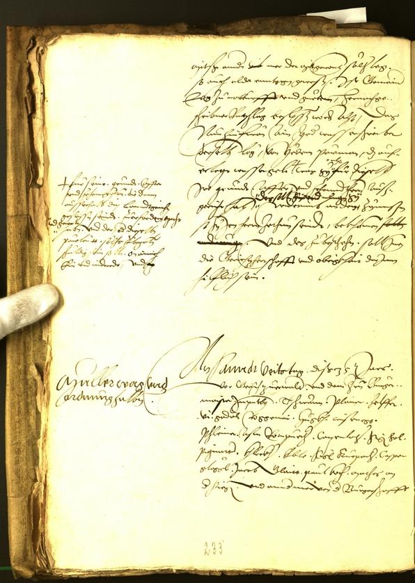 Archivio Storico della Città di Bolzano - BOhisto protocollo consiliare 1535 