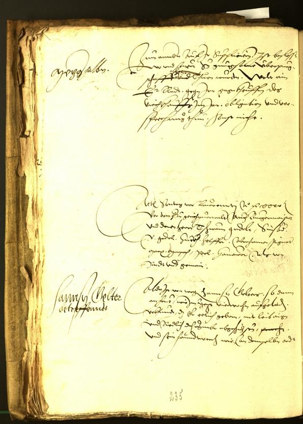 Civic Archives of Bozen-Bolzano - BOhisto Minutes of the council 1535 