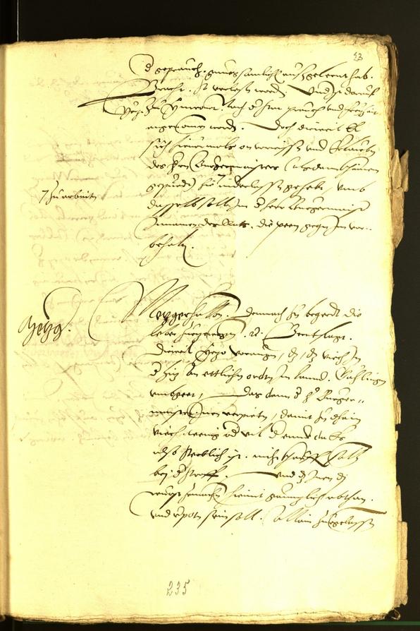 Civic Archives of Bozen-Bolzano - BOhisto Minutes of the council 1535 