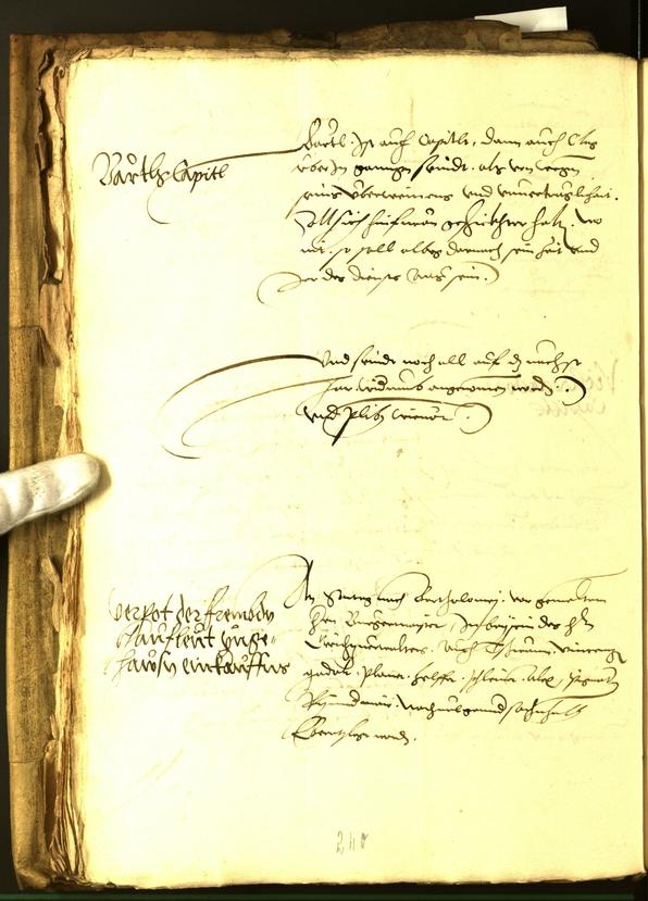 Civic Archives of Bozen-Bolzano - BOhisto Minutes of the council 1535 