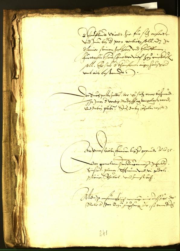 Civic Archives of Bozen-Bolzano - BOhisto Minutes of the council 1535 