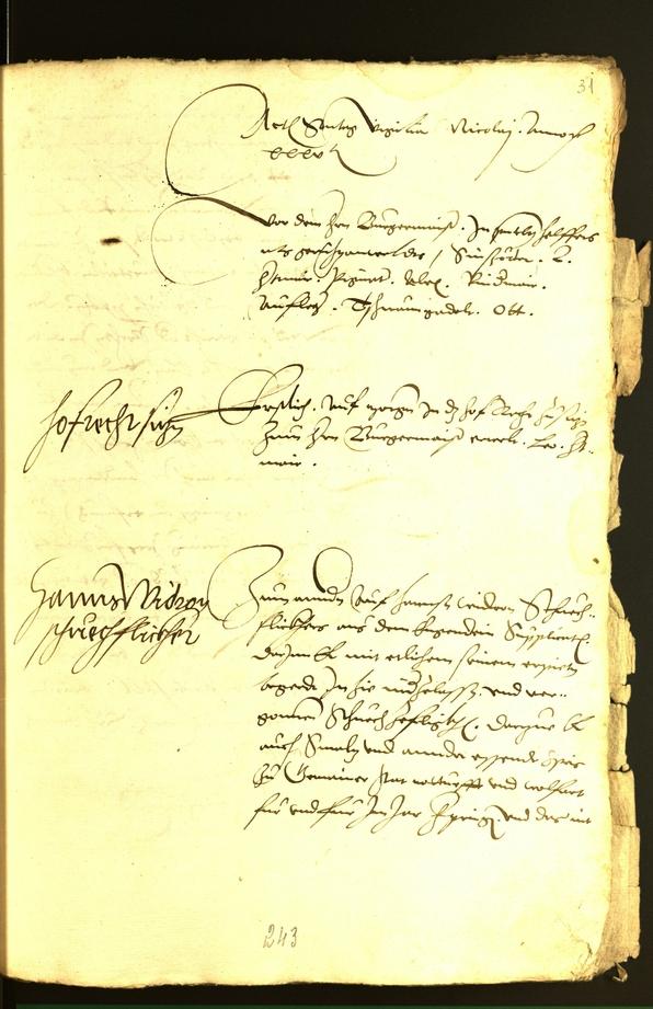 Civic Archives of Bozen-Bolzano - BOhisto Minutes of the council 1535 