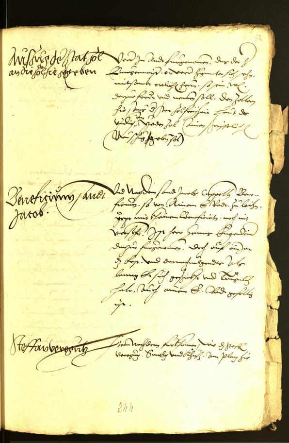 Civic Archives of Bozen-Bolzano - BOhisto Minutes of the council 1535 